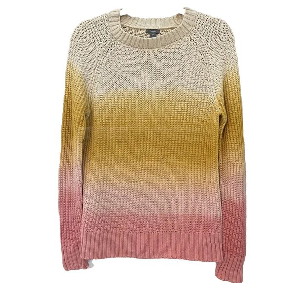 Aerie Women’s Sunset Ombre Crew Neck Knit Oversized Sweater Size XS - Picture 1 of 7